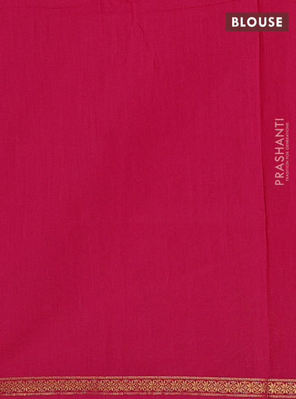 Yellow & Pink Semi Maheshwari Cotton - Buttas