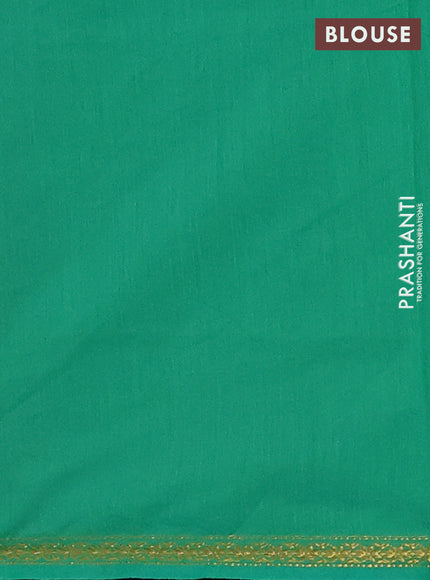 Pink & Green Semi Maheshwari Cotton - Buttas