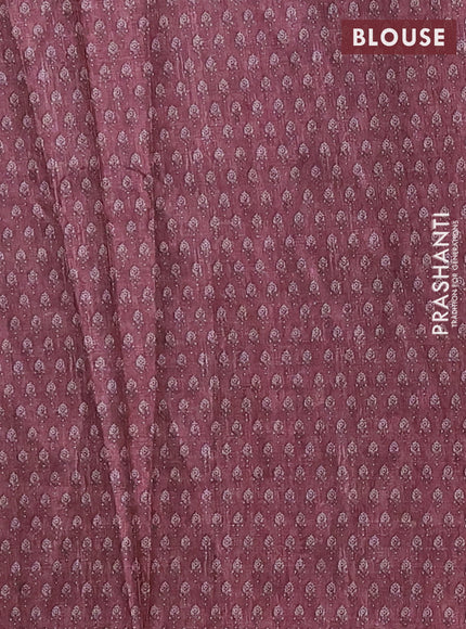 Sandal Semi Tussar Saree