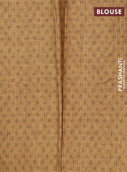 Mauve Pink Semi Tussar Saree
