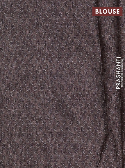 Grey Semi Tussar Saree