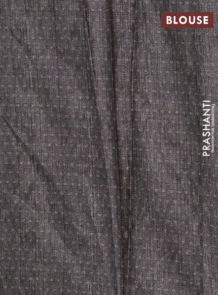 Grey Semi Tussar Saree