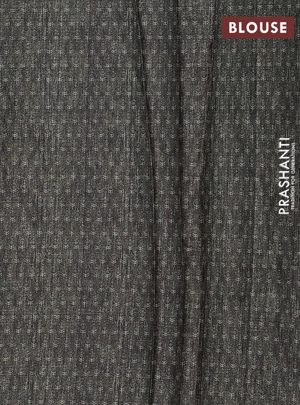 Blue Semi Tussar Saree