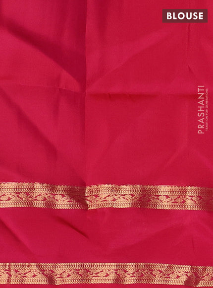 Sunset Orange & Pink Kanchipuram Soft Silk - Checks
