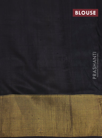 Black Rajkot Patola Silk Saree