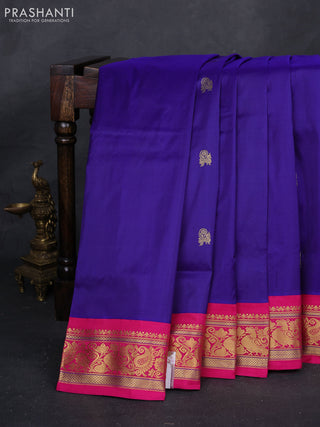 Blue & Pink 10 Yards Silk - Buttas