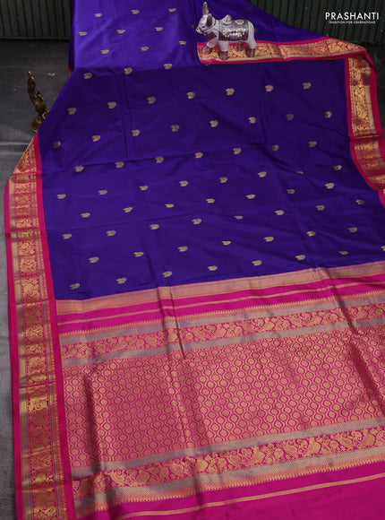 Blue & Pink 10 Yards Silk - Buttas