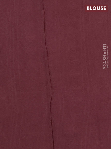 Brown Jaipur Cotton Saree