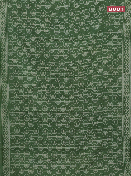 Pastel Green Jaipur Cotton Saree