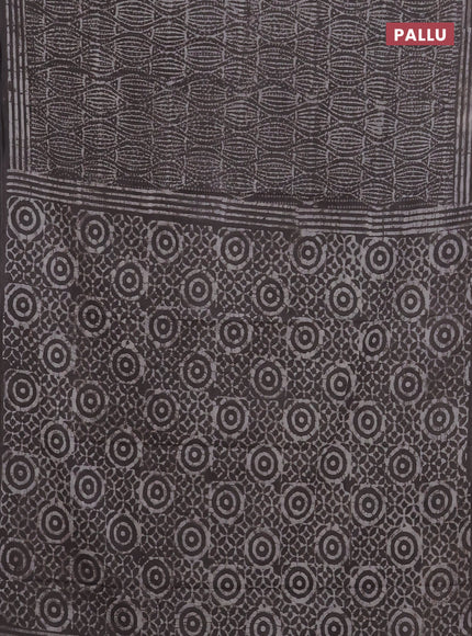 Grey Jaipur Cotton Saree