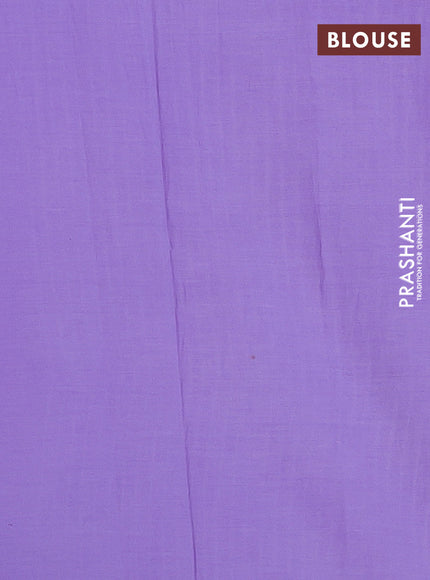 Lavender Jaipur Cotton Saree