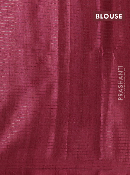 Peach & Maroon Chappa Saree