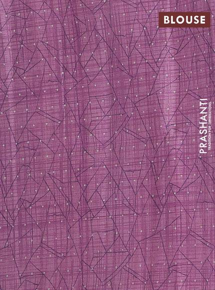 Pastel Pink & Wine Chappa Saree