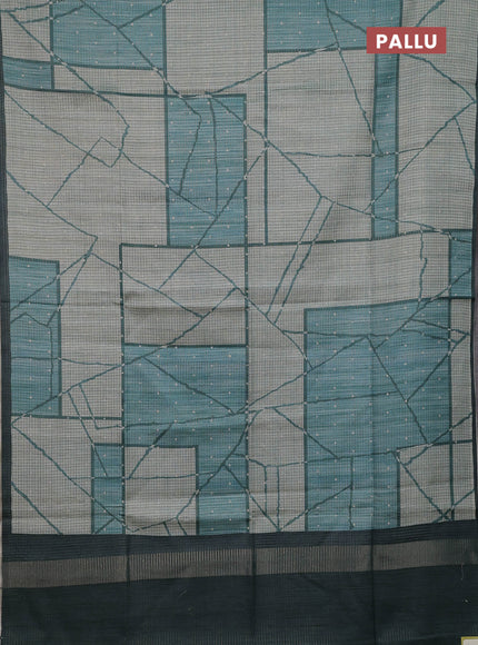 Pastel Green & Sage Green Chappa Saree