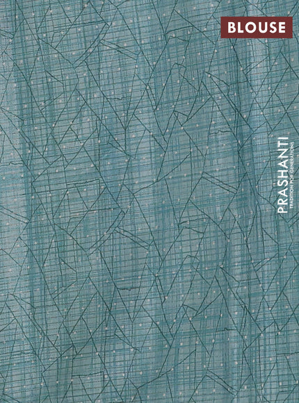 Pastel Green & Sage Green Chappa Saree