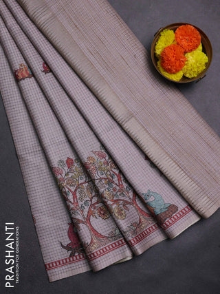 Pastel Pink Chappa Saree