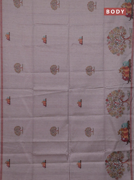 Pastel Pink Chappa Saree