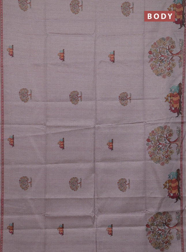 Pastel Pink Chappa Saree