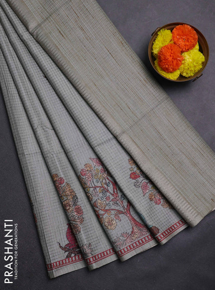 Pastel Green Chappa Saree