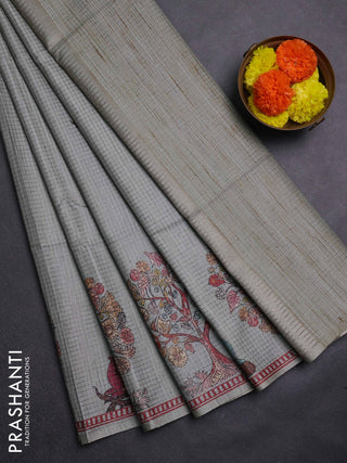 Pastel Green Chappa Saree