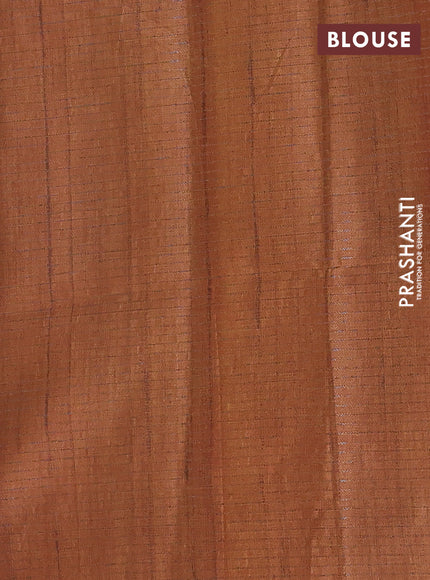 Peach & Mustard Chappa Saree