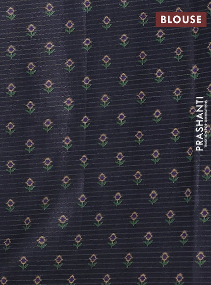 Beige & Grey Chappa Saree