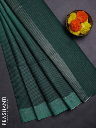 Green Chappa Saree  - Ombre
