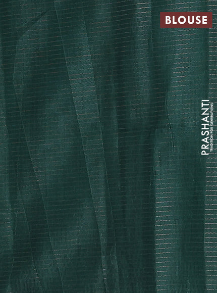 Green Chappa Saree  - Ombre