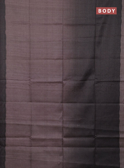 Brown & Coffee Brown Chappa Saree  - Ombre