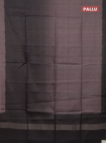 Brown & Coffee Brown Chappa Saree  - Ombre