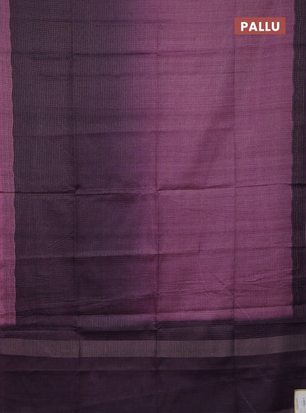 Mauve Pink & Purple Chappa Saree  - Ombre