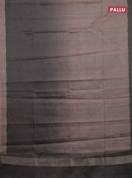 Brown & Grey Chappa Saree  - Ombre