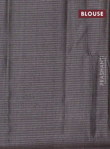 Brown & Grey Chappa Saree  - Ombre