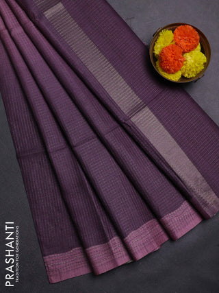 Lavender & Purple Chappa Saree  - Ombre