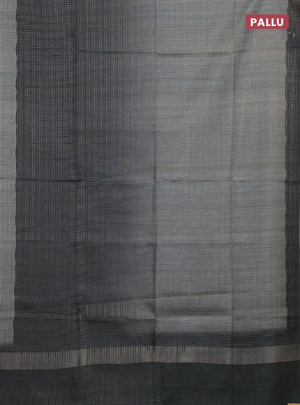 Grey & Elephant Grey Chappa Saree  - Ombre