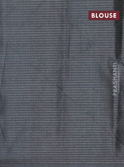Grey & Elephant Grey Chappa Saree  - Ombre