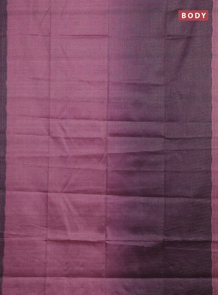 Mauve Pink & Purple Chappa Saree  - Ombre