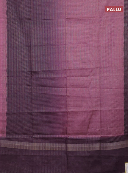 Mauve Pink & Purple Chappa Saree  - Ombre