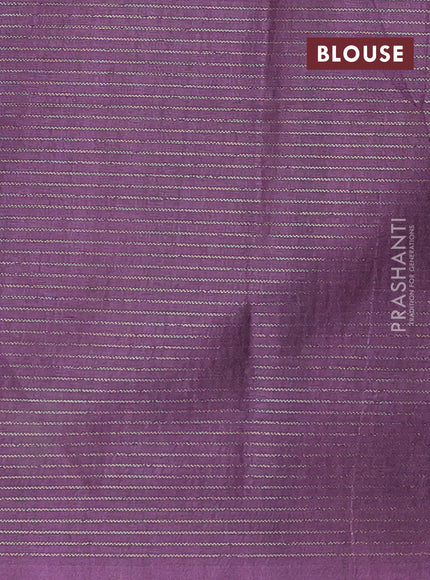 Mauve Pink & Purple Chappa Saree  - Ombre