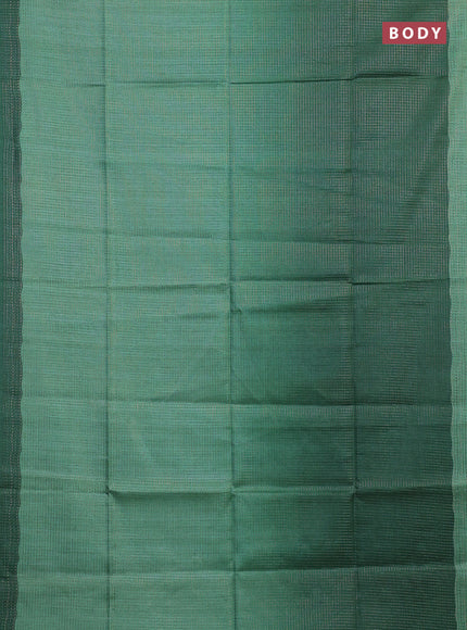 Green Chappa Saree  - Ombre
