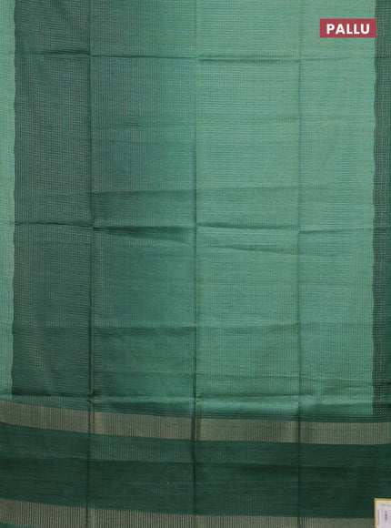 Green Chappa Saree  - Ombre