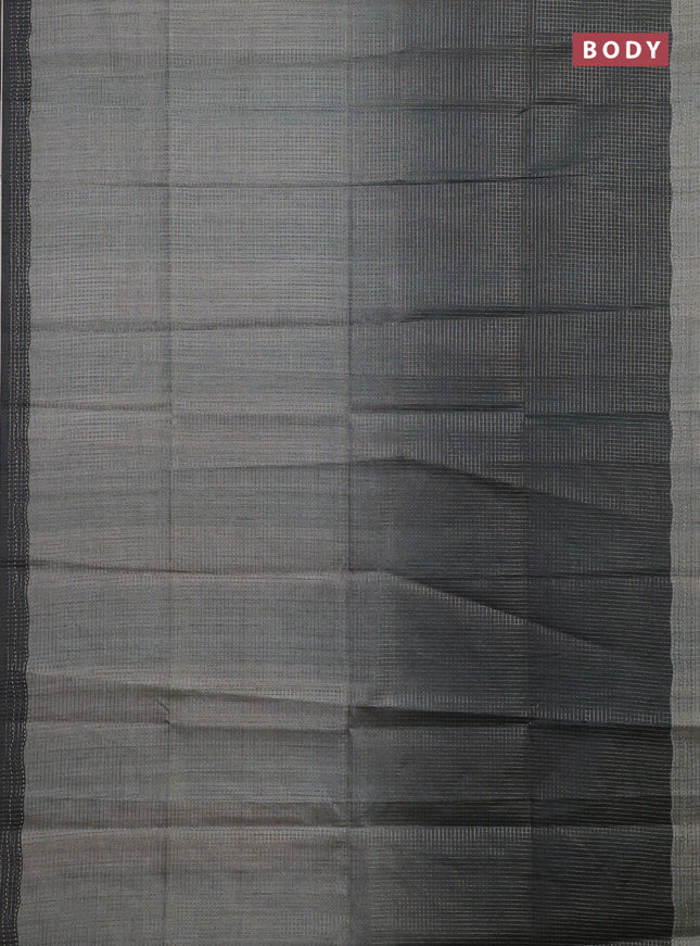 Bottle Green Chappa Saree  - Ombre