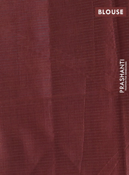 Rust  & Brown Chappa Saree  - Ombre
