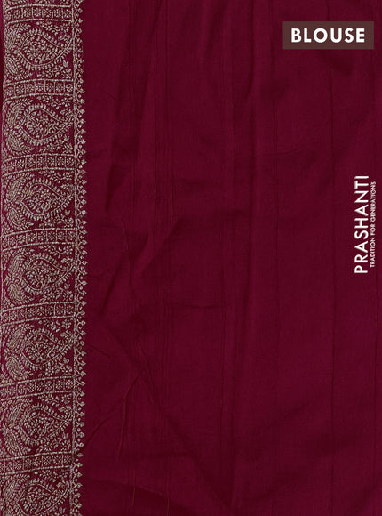 Pink Banarasi Semi Raw Silk Saree