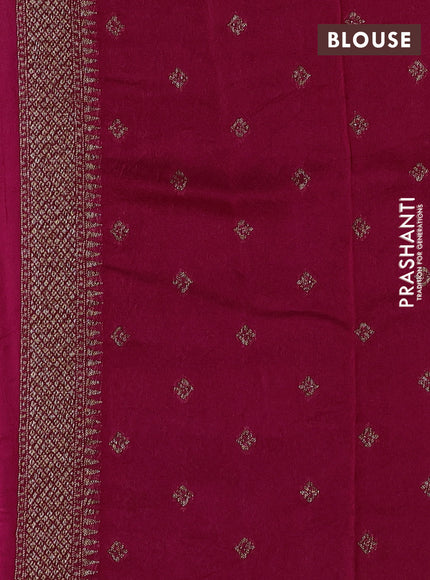 Candy Pink Banarasi Semi Raw Silk Saree