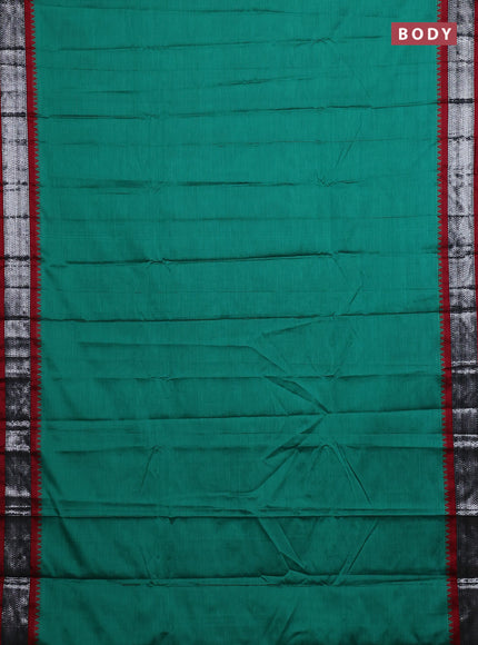 Green & Peacock Green Narayanpet Cotton - Kalamkari Blouse