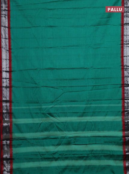 Green & Peacock Green Narayanpet Cotton - Kalamkari Blouse