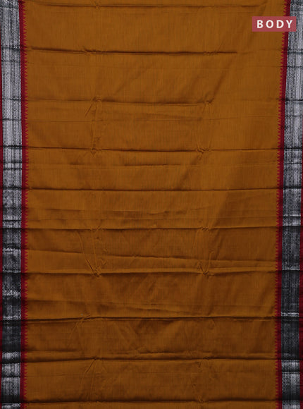 Mustard Yellow Narayanpet Cotton - Kalamkari Blouse