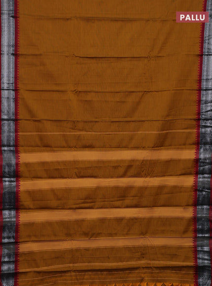 Mustard Yellow Narayanpet Cotton - Kalamkari Blouse