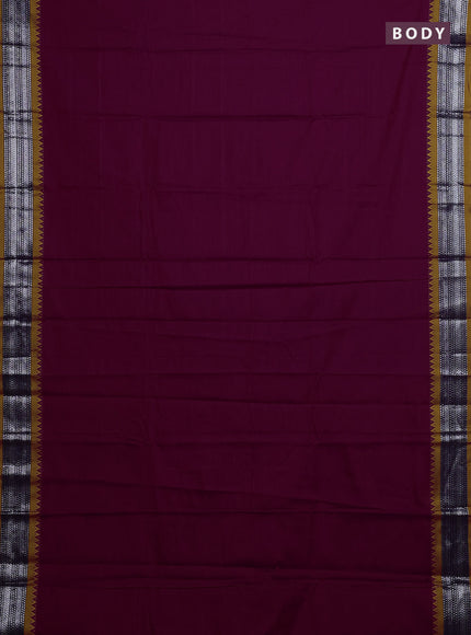 Magenta Pink & Green Narayanpet Cotton - Kalamkari Blouse